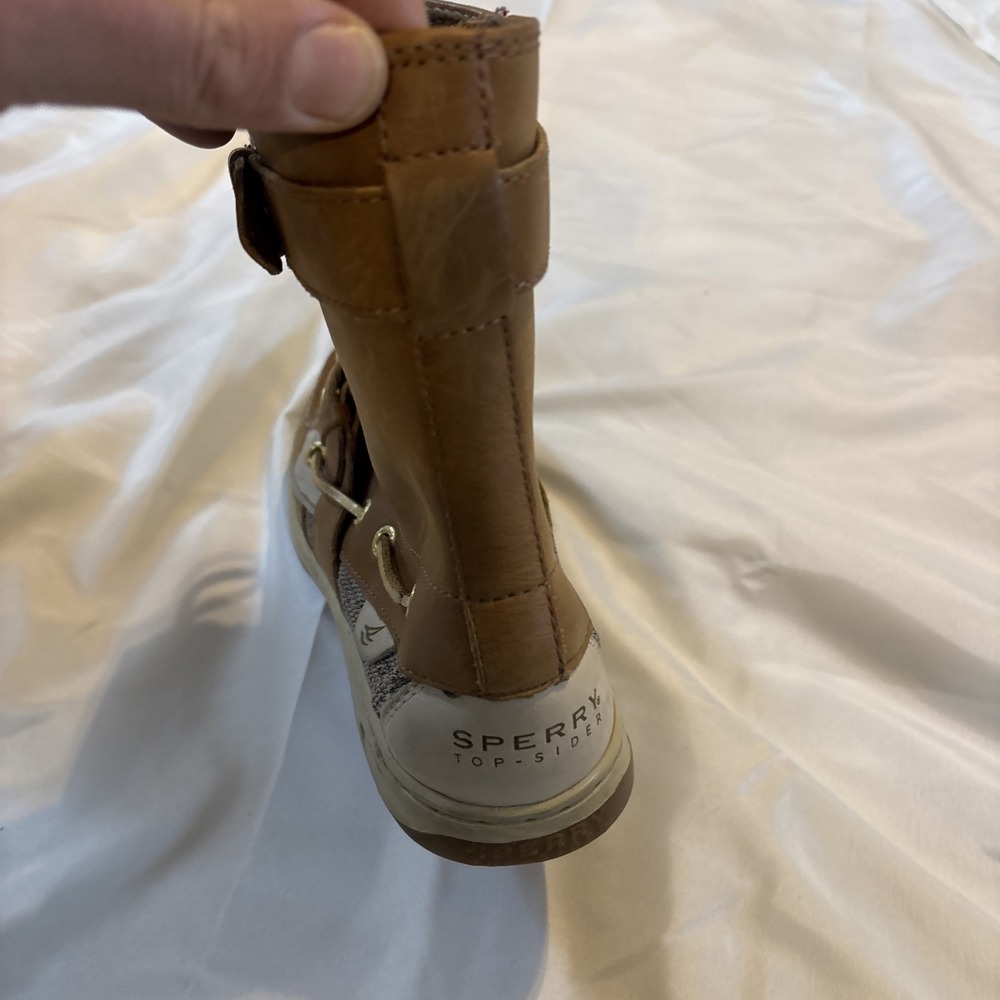 Sperry Top Sider Womens Huntley Sahara Boots Booties Sz 8 M Brown Leather - Picture 10 of 13